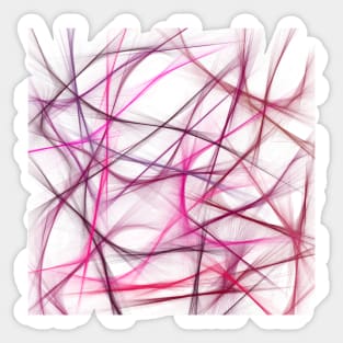 Pink web Sticker